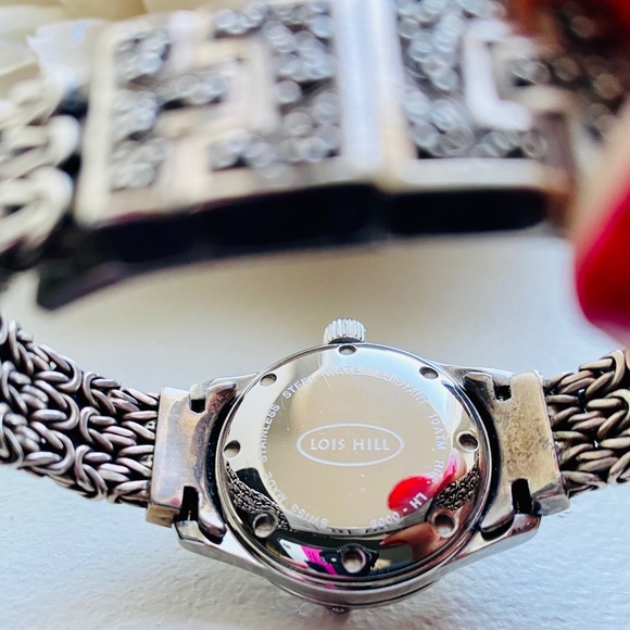 Lois Hill silver and steel bracelet watch - Picture 8 of 11